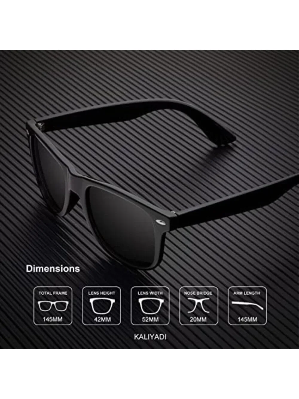 Polarized Semi-Rimless Sunglasses for Men & Women - UV Protection Driving Shades